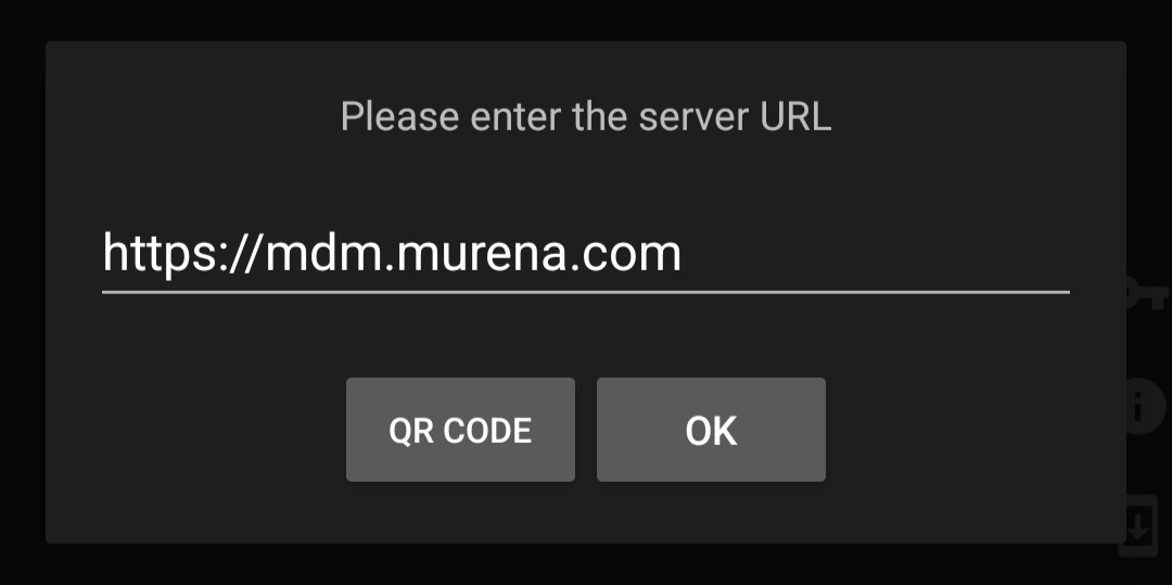 URL prompt